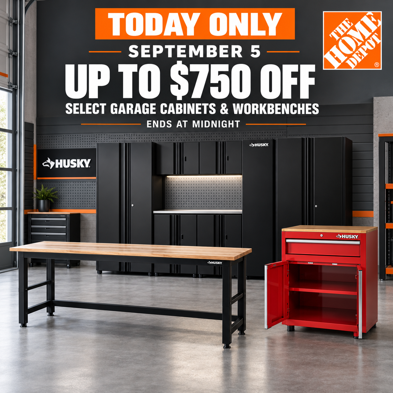 Today Only Up To $750 Off Home Depot Storage Deal