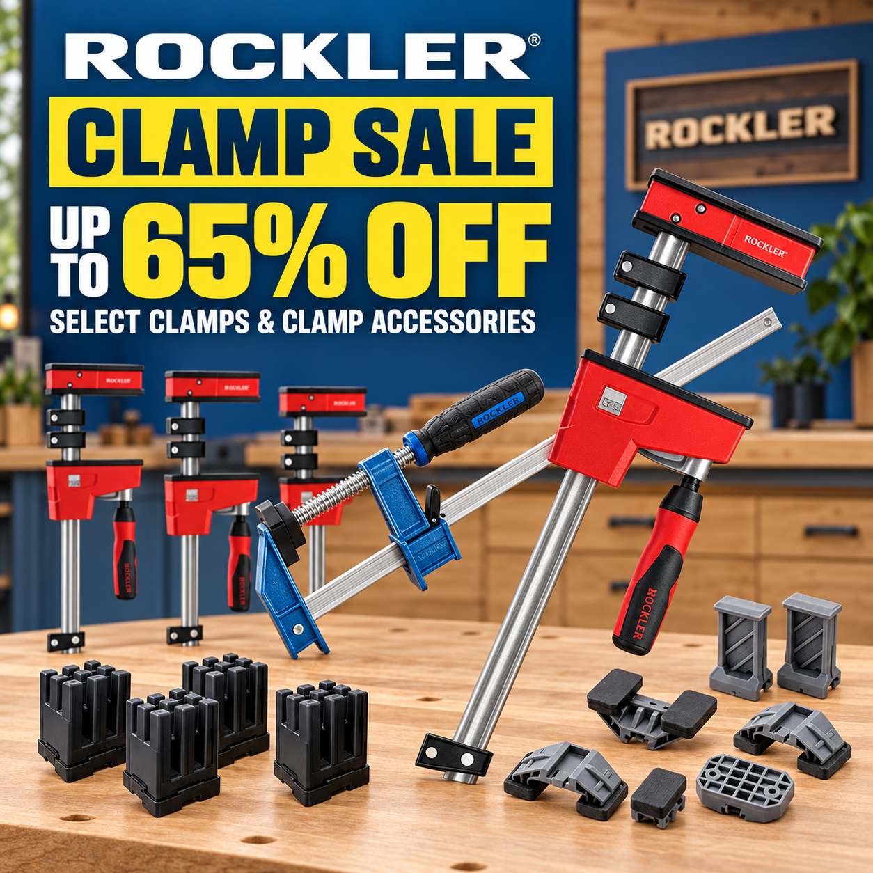 Up To 65% Off Rockler Clamps Deal • Limited Time