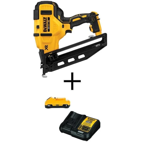 Today Only: DEWALT 20V 16 Gauge Finish Nailer Deal