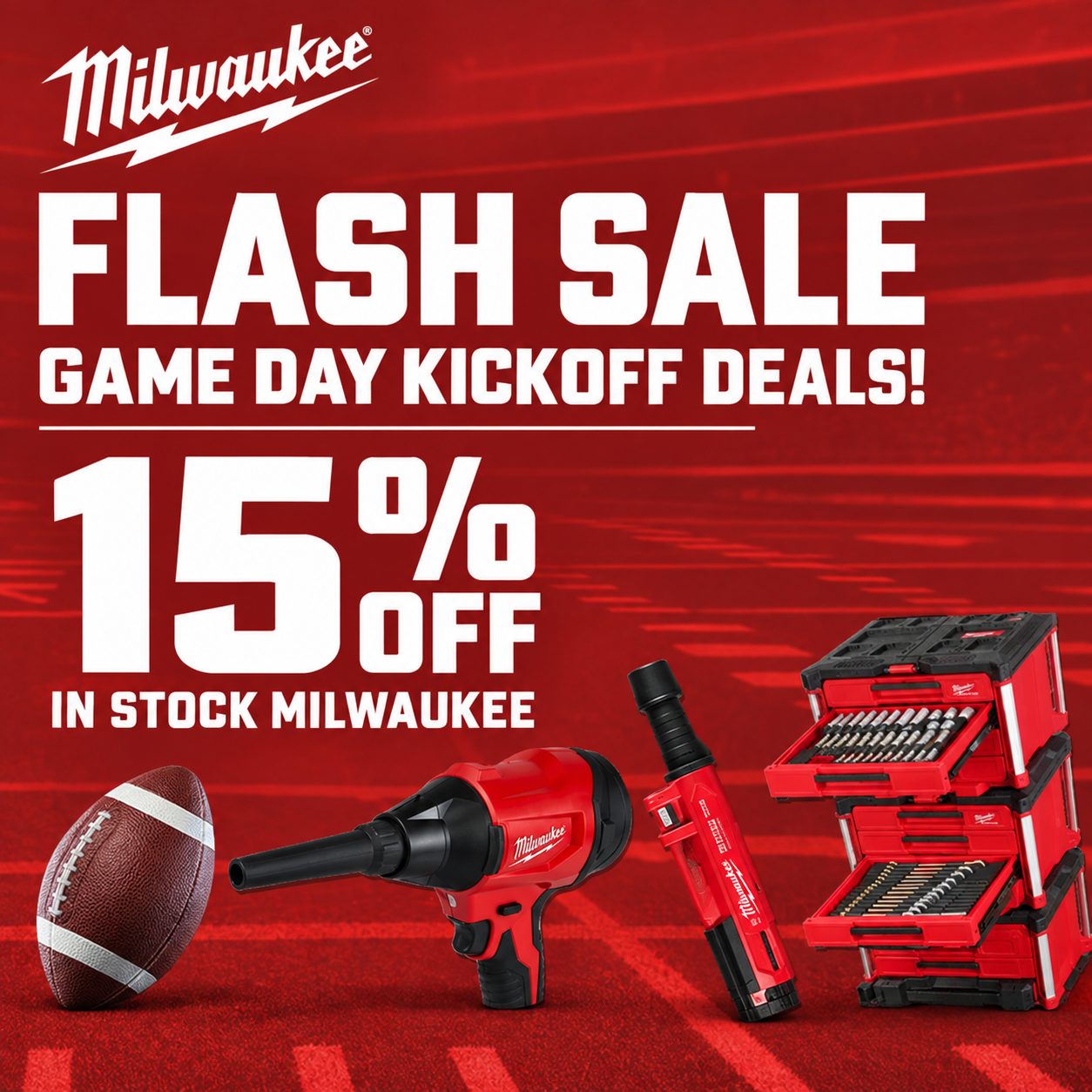 Milwaukee Tools Flash Sale Save Up To 15% • Limited Time 🚀