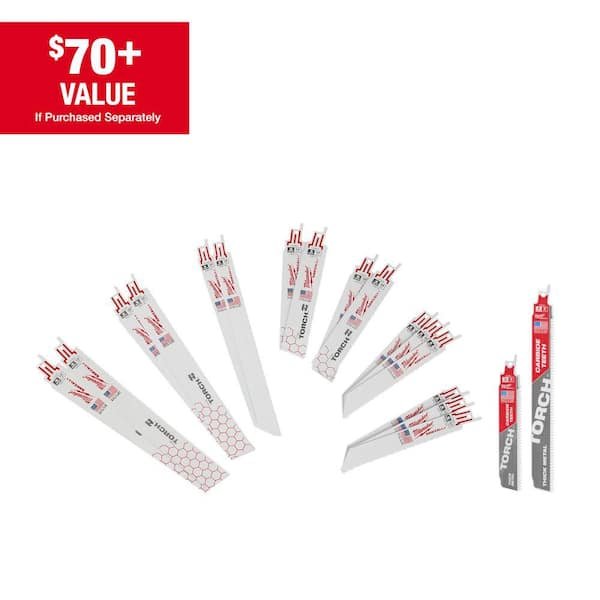 58% Off Today: Milwaukee SAWZALL 16 Blade Set $25