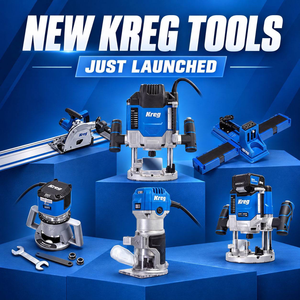 NEW Kreg Routers and Track Saws: Save 10% Now