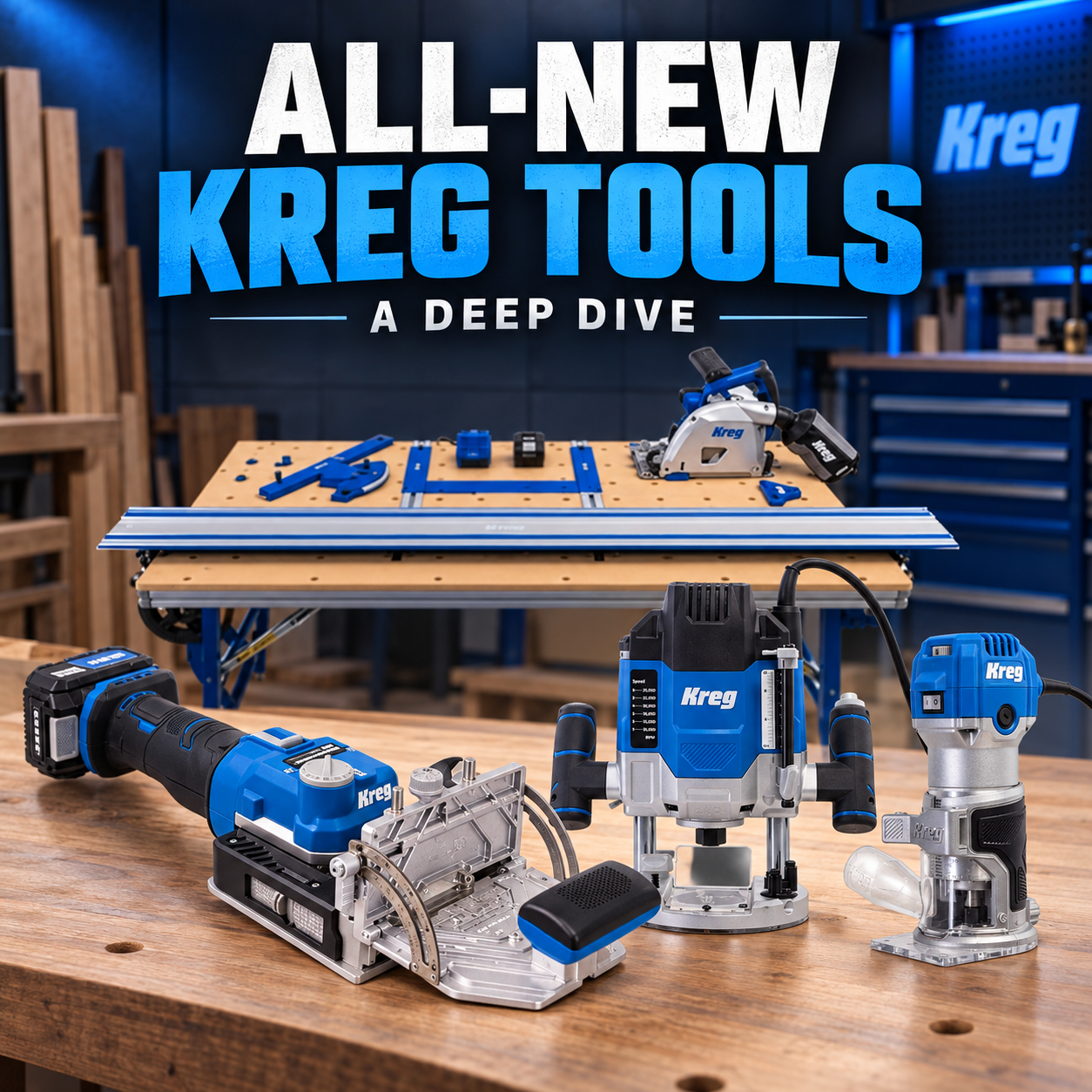 New Kreg Track Saw 2026: Universal Track, Routers and More