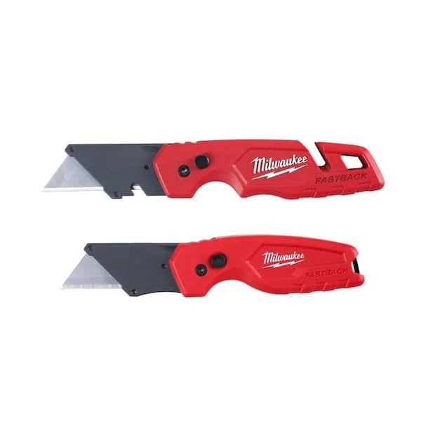 Milwaukee FASTBACK Utility Knife 2 Pack $15.97, Save 27%