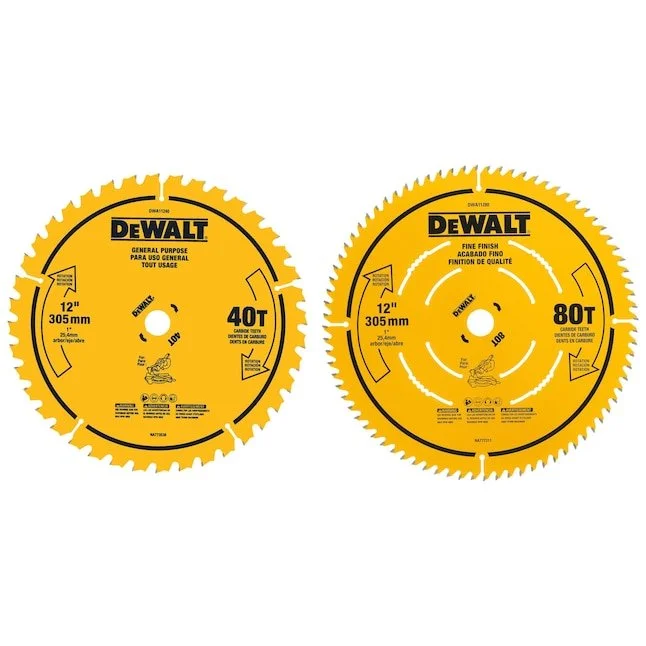 Today Only: DEWALT Miter Saw Blade 2 Pack $59.98, Save $15