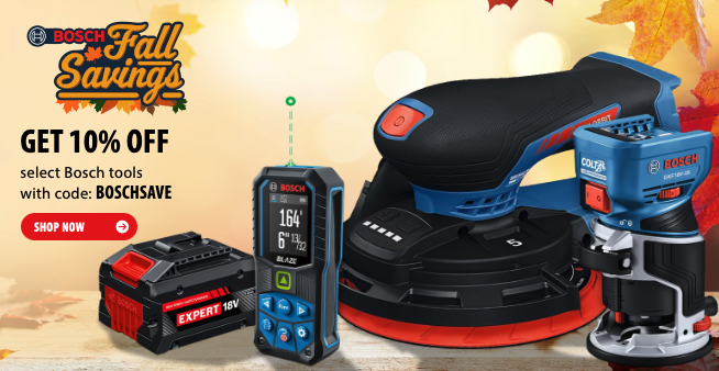 Bosch Promo Code: Save 10% at Acme Tools With BOSCHSAVE