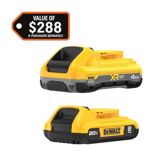 56% Off DEWALT 20V MAX Battery Kit Now $95 ⚡