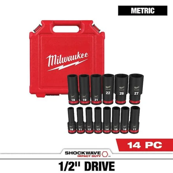 Today Only: Milwaukee SHOCKWAVE Metric Socket Set, Now $56