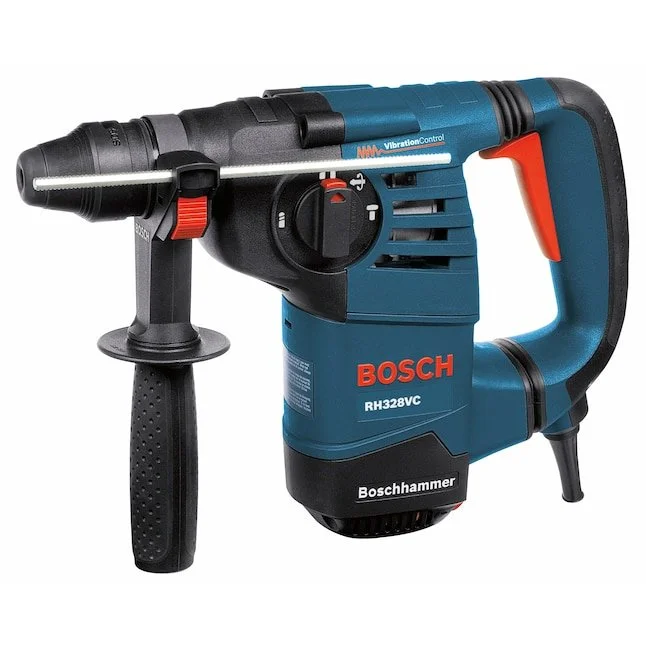 Bosch 8 amp 1 1/8 inch SDS plus variable speed rotary hammer drill with auxiliary handle on sale for $209 at Lowe's