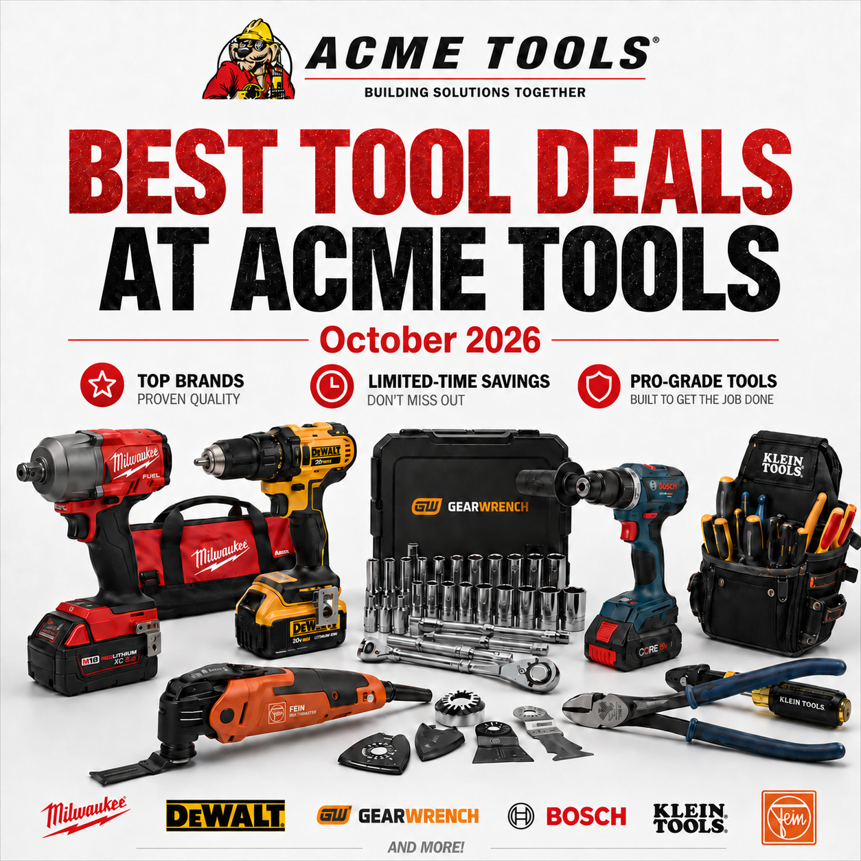 Best Acme Tools Deals: October 2026