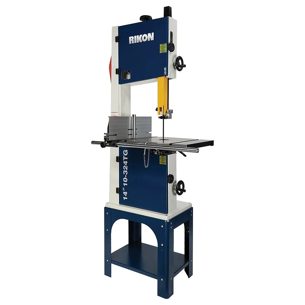 Rikon bandsaw, jointer, and lathe woodworking power tools on sale for 10% off at Rockler