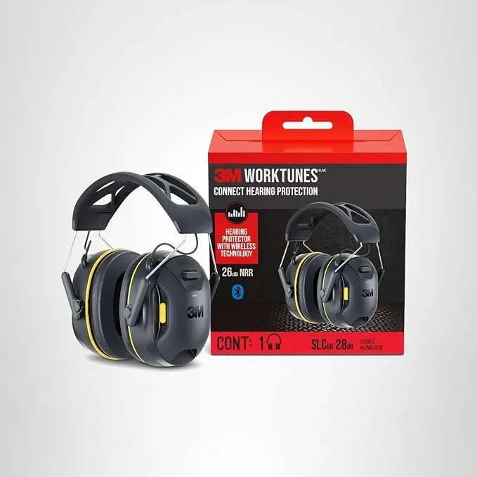 3M WorkTunes Connect wireless Bluetooth hearing protector with 26 dB noise reduction rating on sale at Amazon for $46.89