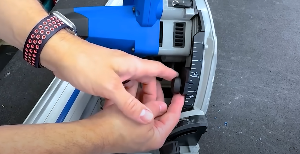 Kreg track saw depth adjustment