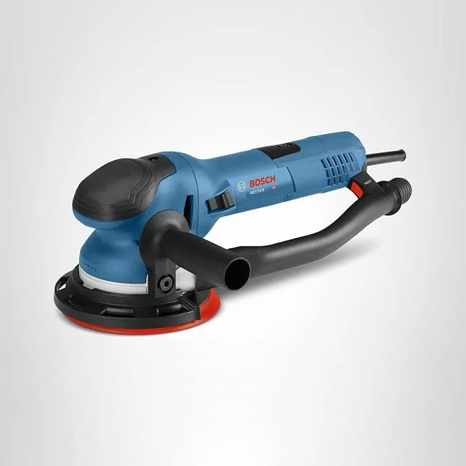 BOSCH GET75-6N 6 Inch Dual Mode Random Orbit and Turbo Electric Orbital Sander Polisher with 7.5 amp variable speed motor on sale at Amazon