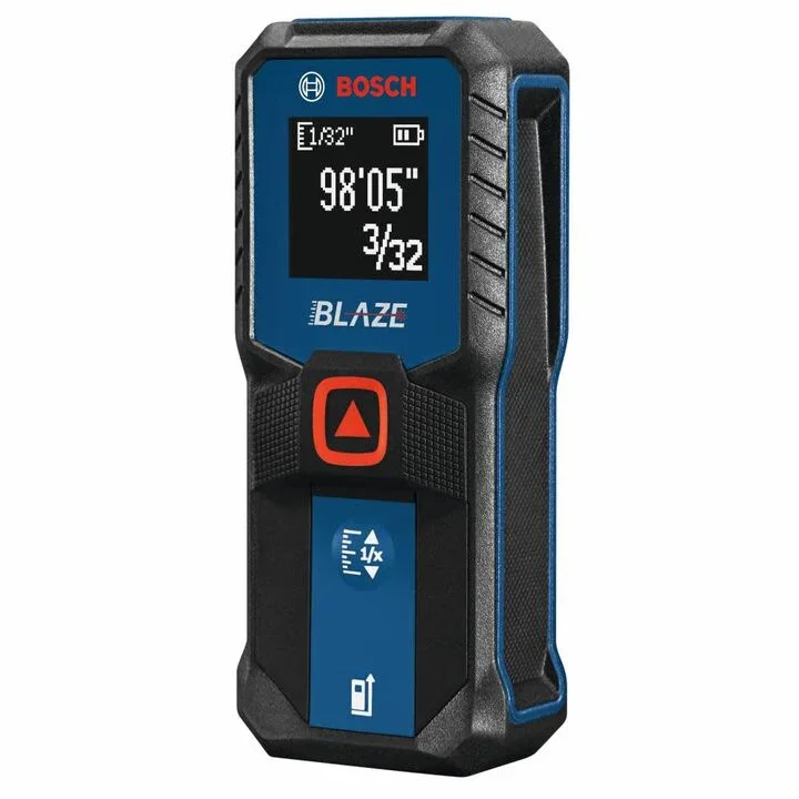 Bosch BLAZE 100 foot laser distance measurer on sale for $39, 35% off regular price at Acme Tools