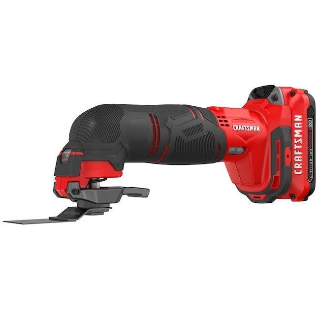CRAFTSMAN V20 20 volt Max cordless oscillating multi tool kit with battery, charger, blades, and storage bag on sale at Lowe's for $69.98
