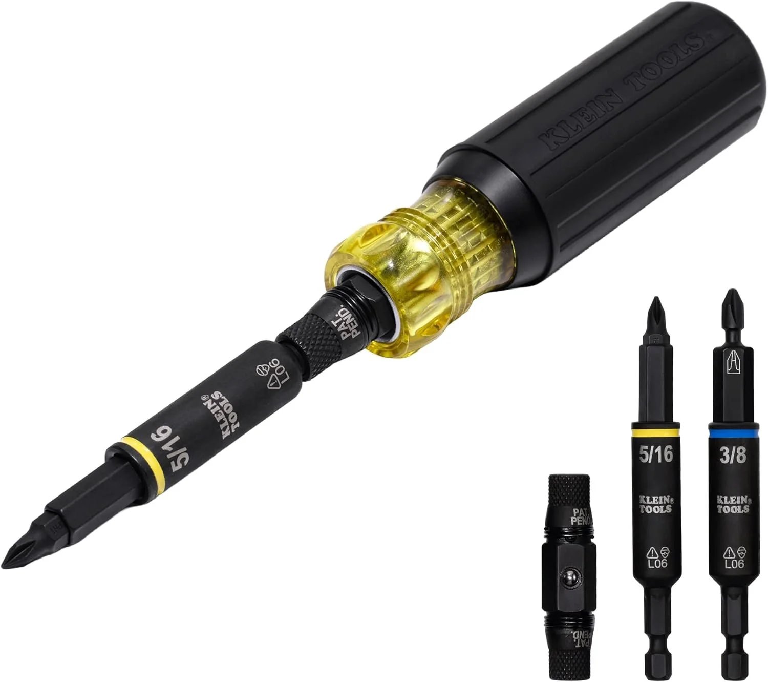 Klein Tools 32500HD impact rated 11 in 1 multi bit screwdriver and nut driver