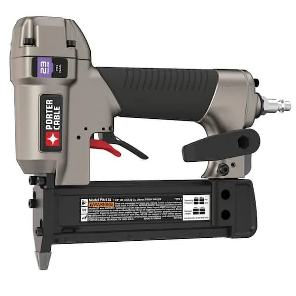 Porter Cable 23 gauge 1 3/8 in. pneumatic pin nailer for $38 at The Home Depot