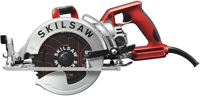 SKILSAW SPT77WML 01 lightweight magnesium 7 1/4 inch worm drive circular saw on sale for $109.99 on Amazon.