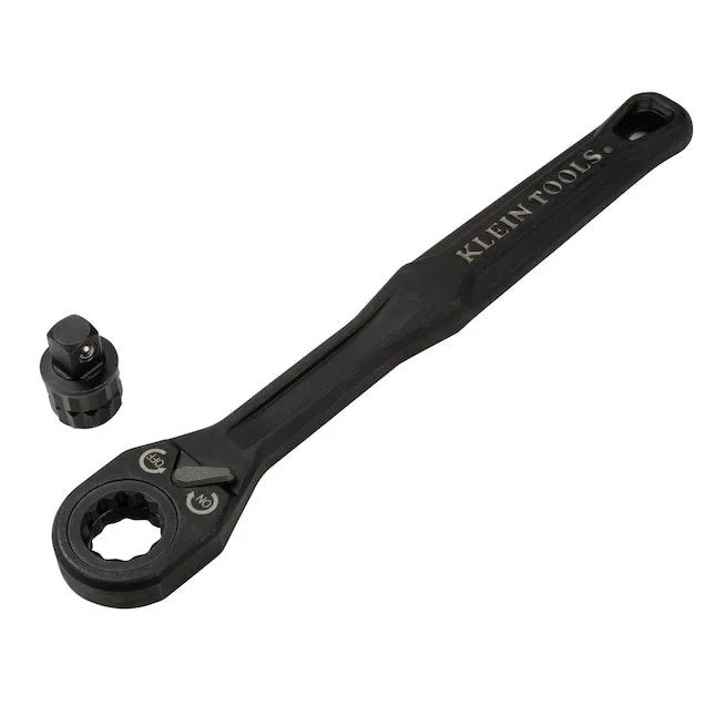 Klein Tools KNECT M Pass Through Ratchet and 3/8 inch drive socket adapter set on sale at Lowe's for $24.98