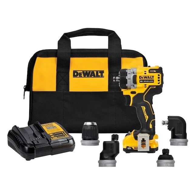 DEWALT XTREME 12V MAX 5 In 1 Drill with all four attachments and battery included on sale