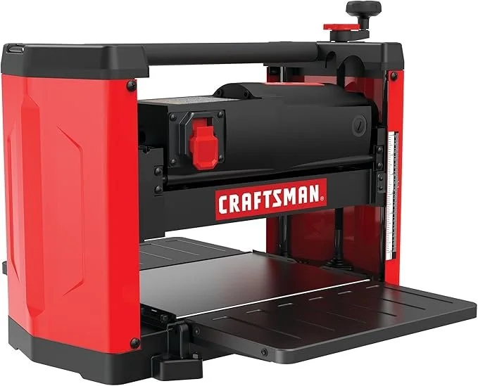 Craftsman CMEW320 benchtop thickness planer with 15 Amp motor and two knife steel cutter head on sale.