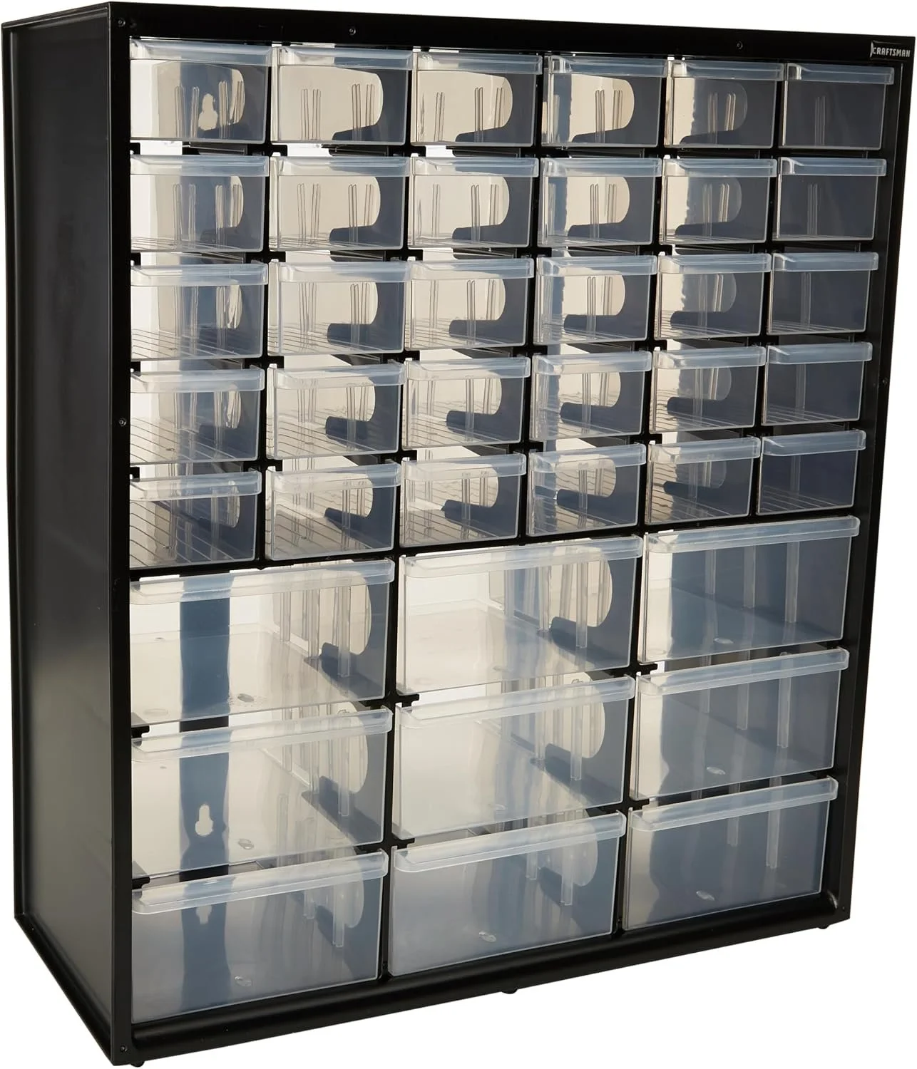 CRAFTSMAN CMST40739 large storage organizer with 39 transparent compartments for small parts on sale at Amazon