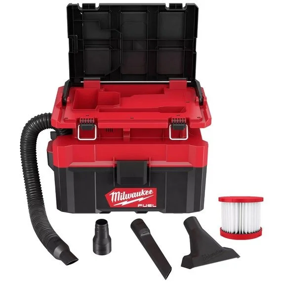 Milwaukee storm prep and cleanup tools including chain saw, flashlight, vacuum, and transfer pump on sale for up to 15% off at Ohio Power Tool