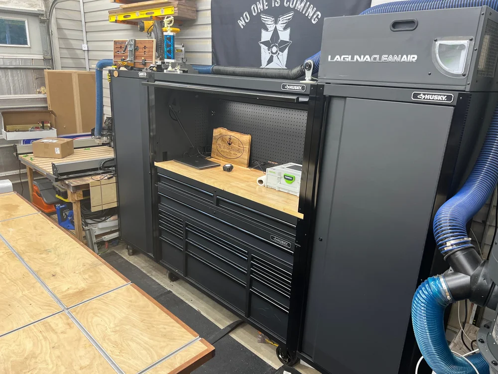 Husky Mobile Workbench and Hutch InDepth Review — 731 Woodworks