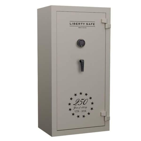 Liberty Safe 24 Gun 40 Minute Fire Rated Electronic Lock Gun Safe in Desert Sand on sale for $859