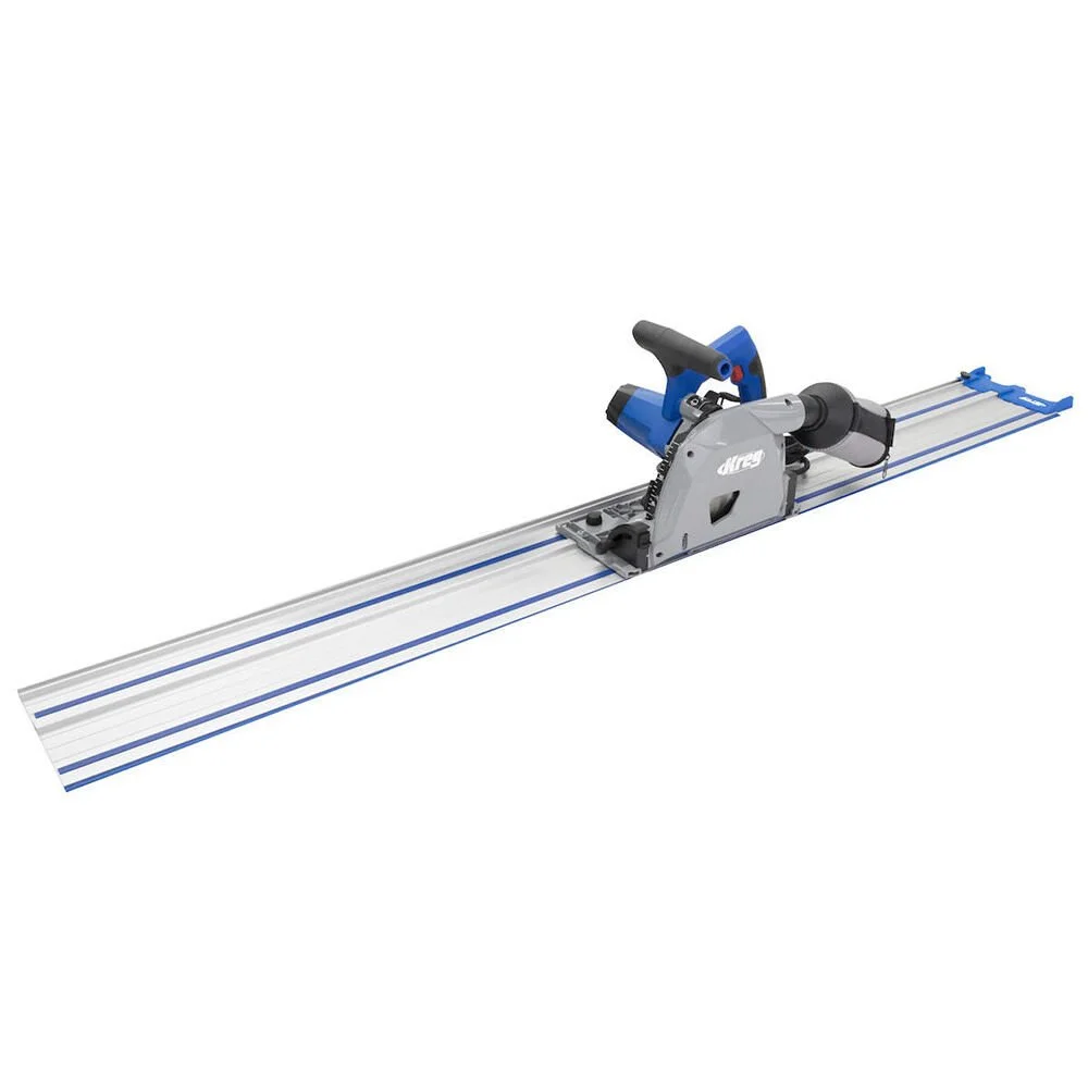 Kreg Adaptive Cutting System plunge cut saw and 62 inch aluminum guide track kit