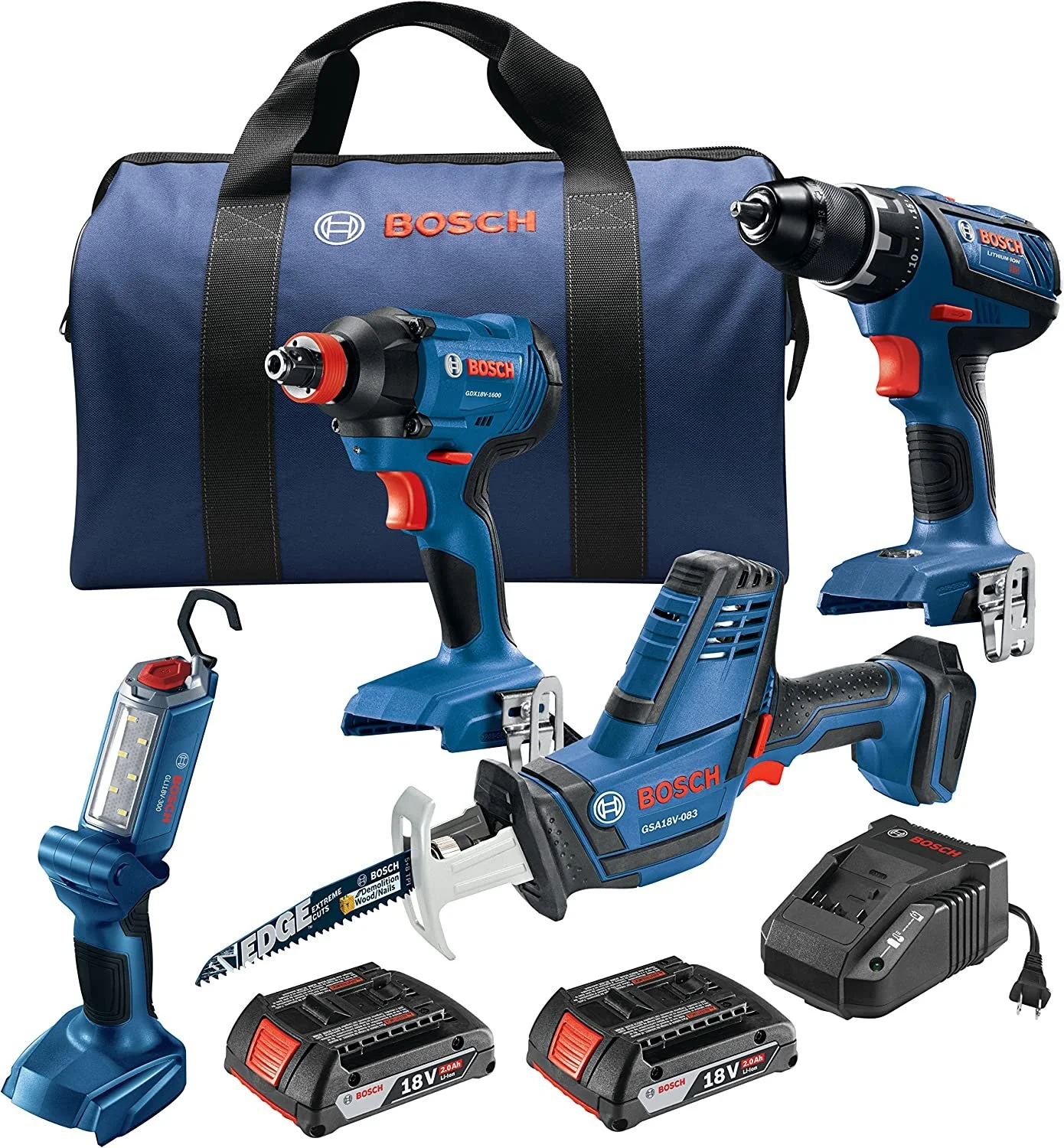 Bosch Drill Combo Kit - Bosch PT Hammer drill combo kit Black Bricoinn