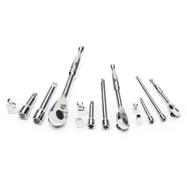 Husky 14 piece ratchet and accessory set with three drive sizes on sale for $41.22