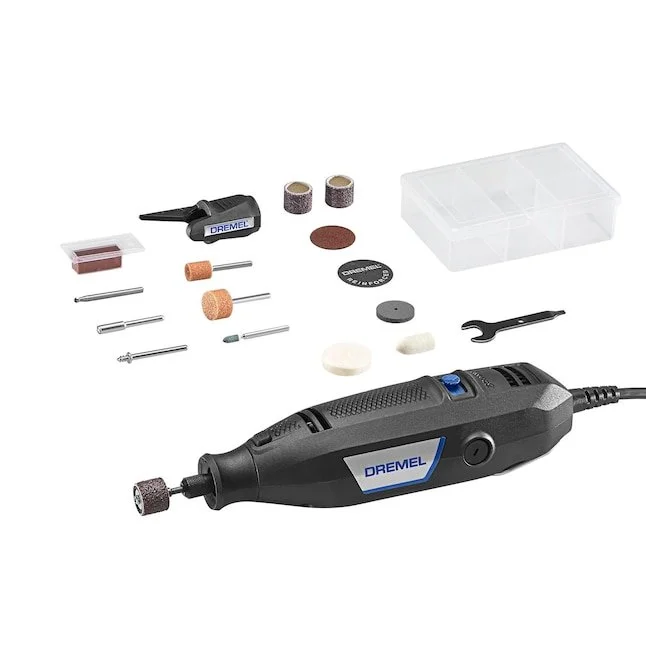 Dremel 3000 variable speed 1.2 amp corded rotary tool kit on sale at Lowe's for $39.98 with free accessory kit bonus