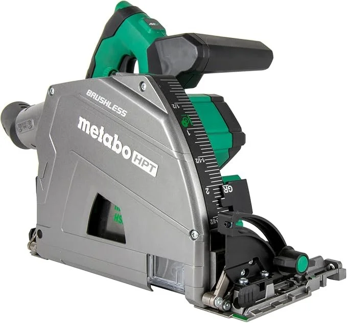 Metabo HPT 36V MultiVolt C3606DPA 6 1/2 inch Cordless Track Saw Kit with 4.0Ah battery, rapid charger, and stackable case on sale for $349 on Amazon