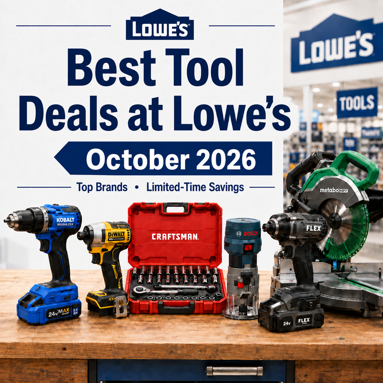 Best Lowe's Tool Deals: October 2026