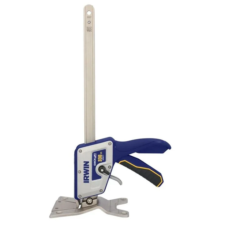 IRWIN Quick Lift Construction Jack with comfort grip handle and slim tapered base