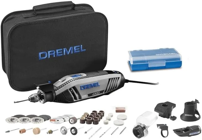 Dremel 4300 5/40 rotary tool kit with LED light 5 attachments and 40 accessories deal at $89.10