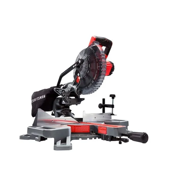 CRAFTSMAN V20 7-1/4 in 20 Volt MAX Single Bevel Sliding Compound Cordless Miter Saw with battery on sale at Lowes for $199