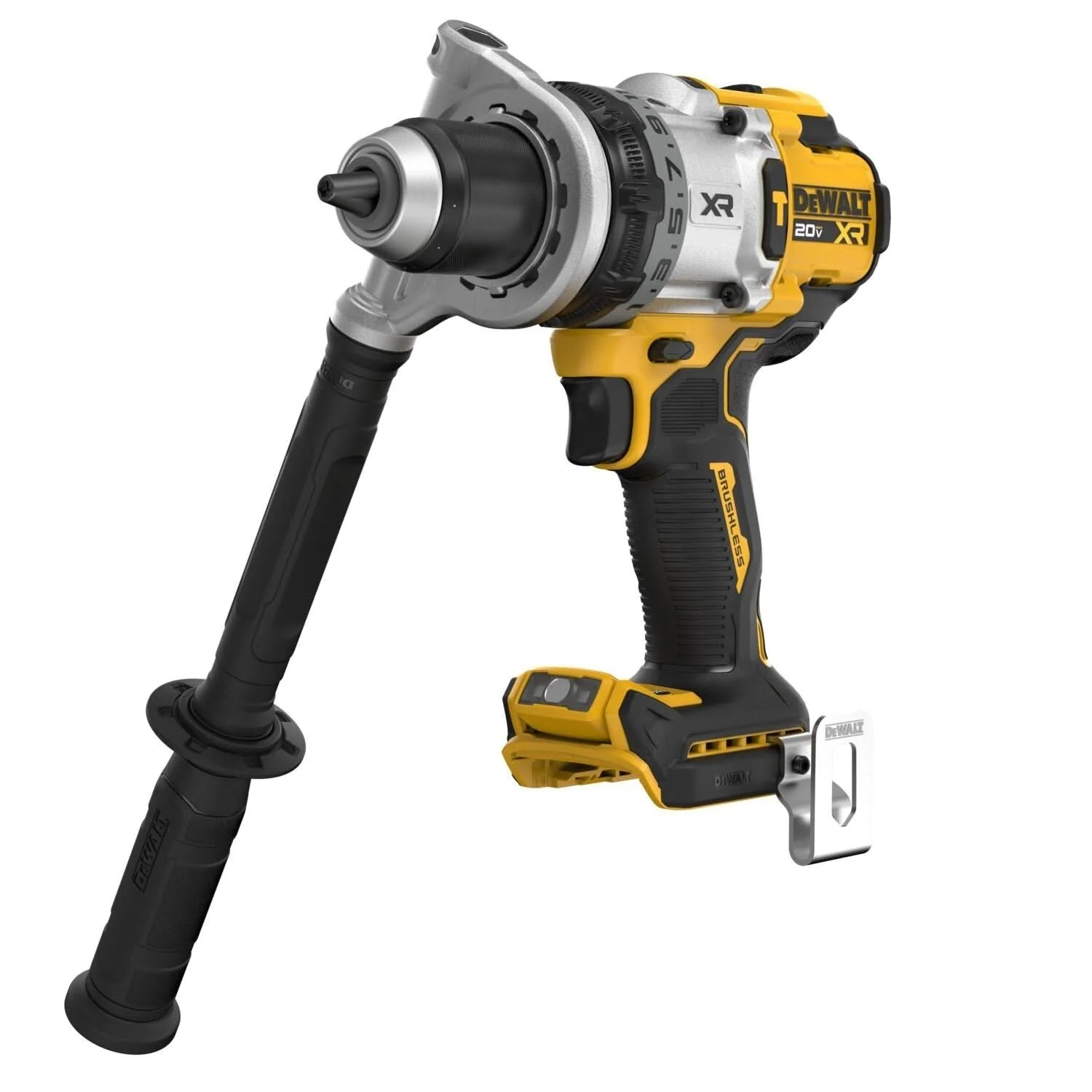DEWALT DCD1007B 20V MAX XR brushless 3 speed 1/2 inch hammer drill tool only on sale for $179 at The Tool Nut