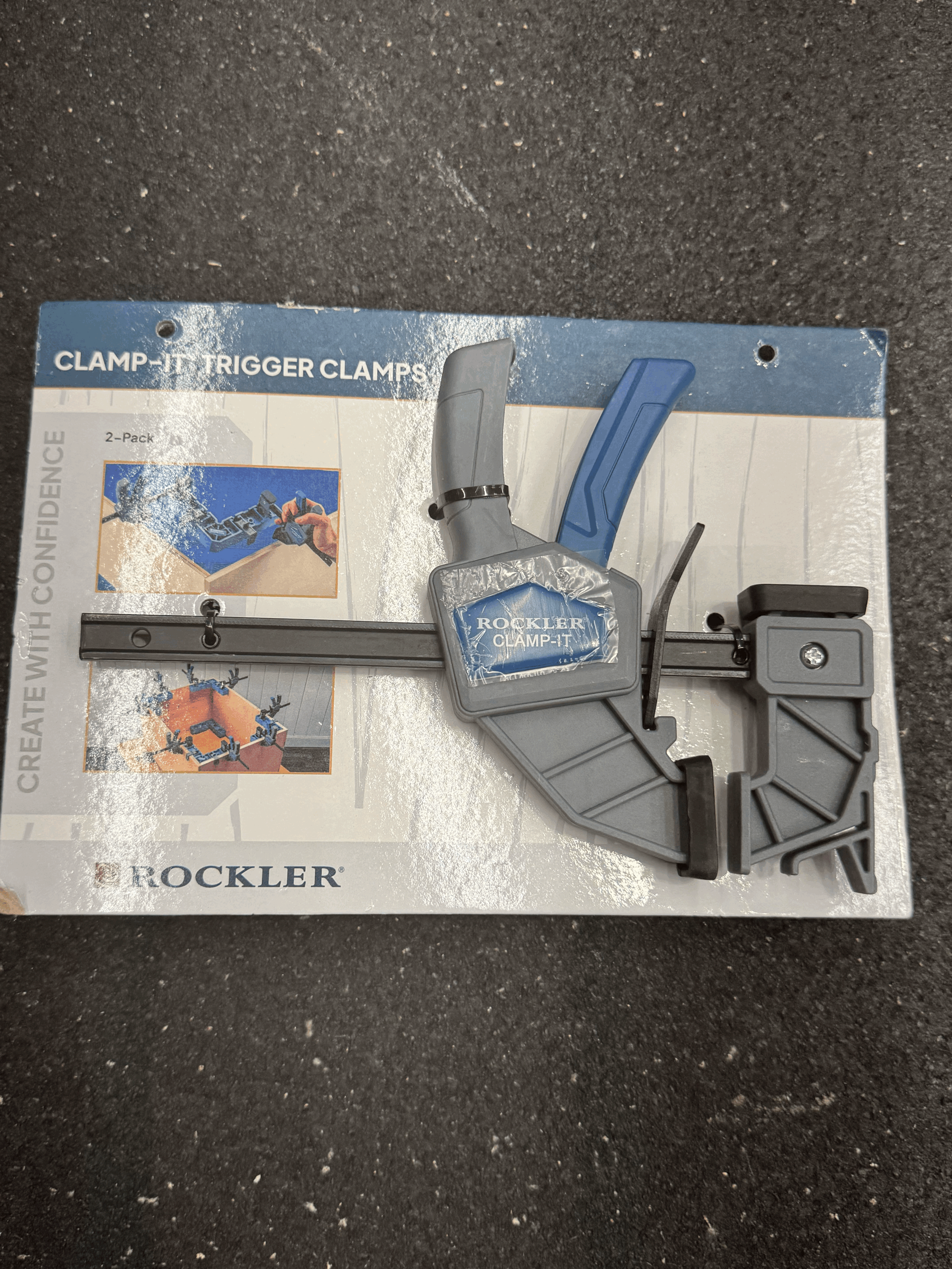 Used Clamp-it Trigger Clamps 2 Pack