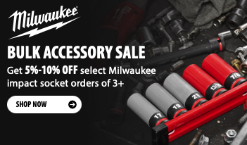 Milwaukee Impact Sockets on sale at Acme Tools, save 5% on 3 or 10% on 5 qualifying impact sockets in cart