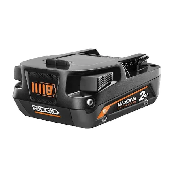 RIDGID R840020 18V 2.0Ah MAX Output lithium ion battery with fuel gauge