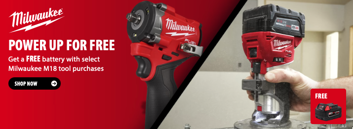 Milwaukee M18 REDLITHIUM XC5.0 Extended Capacity Battery Pack free with select M18 tool purchase at Acme Tools
