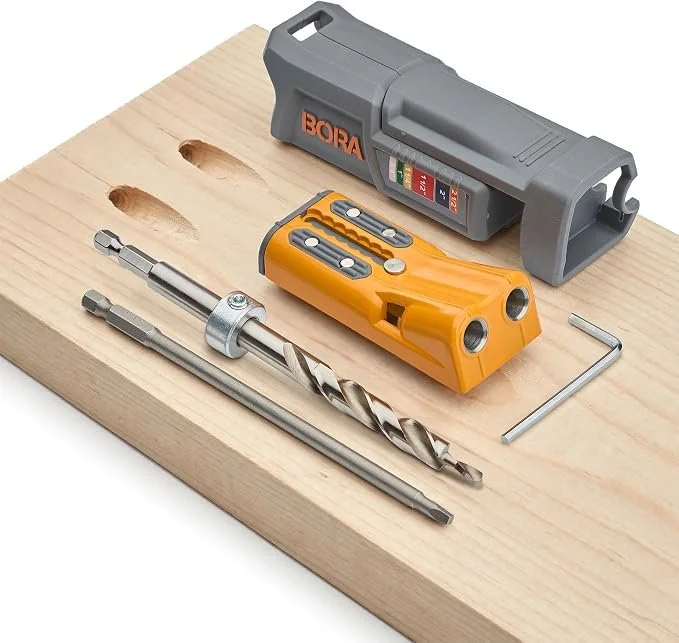 BORA Pro Compact Metal Pocket Hole Jig Kit Auto Adjusting Drill Guide Deal