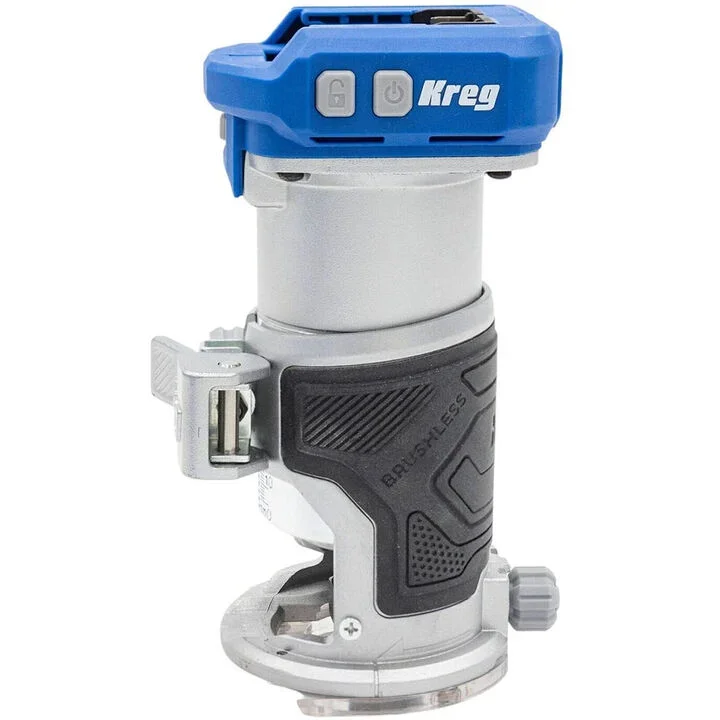 Kreg 20V Ionic Drive 1/4 in Trim Router bare tool with free 20V Starter Kit promotion at Acme Tools for $129