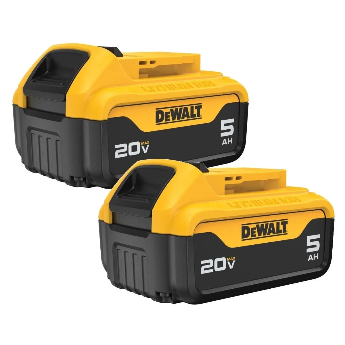 DEWALT 20V MAX 5.0Ah XR battery 2 pack, DCB205-2