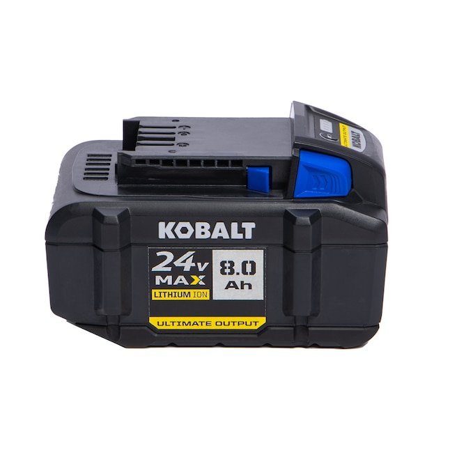Kobalt Ultimate Output 24 Volt 8 Ah Lithium ion battery on sale at Lowe's for $79, marked down from $169 for a $90 savings