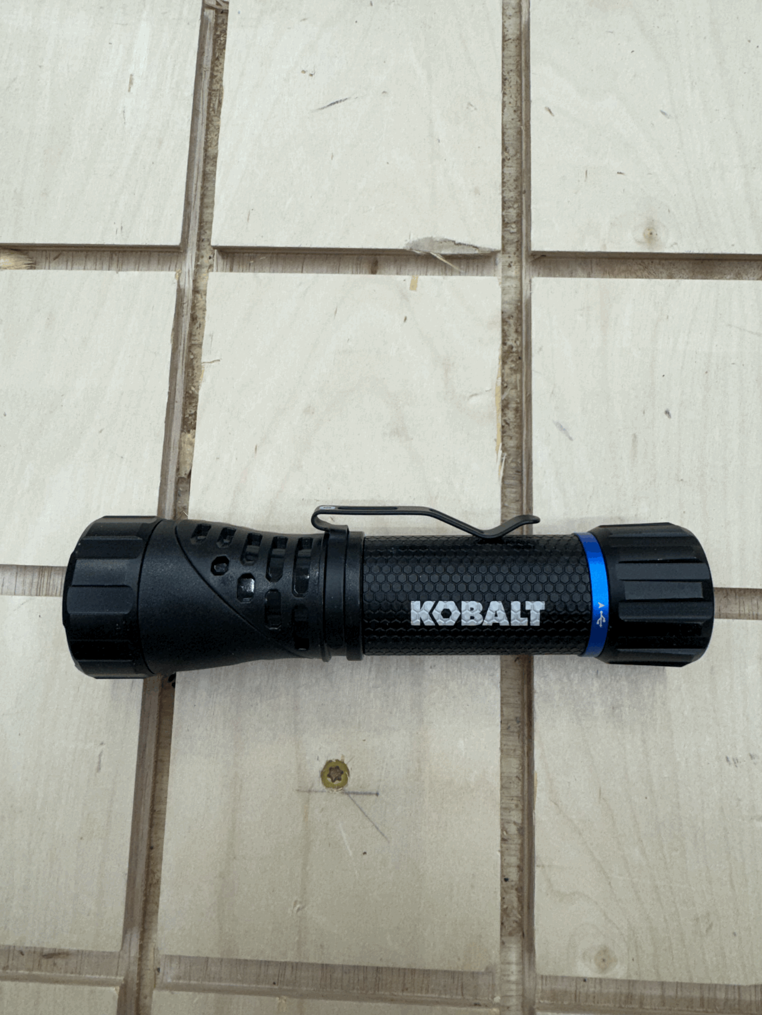 Used Kobalt Rechargeable Flashlight