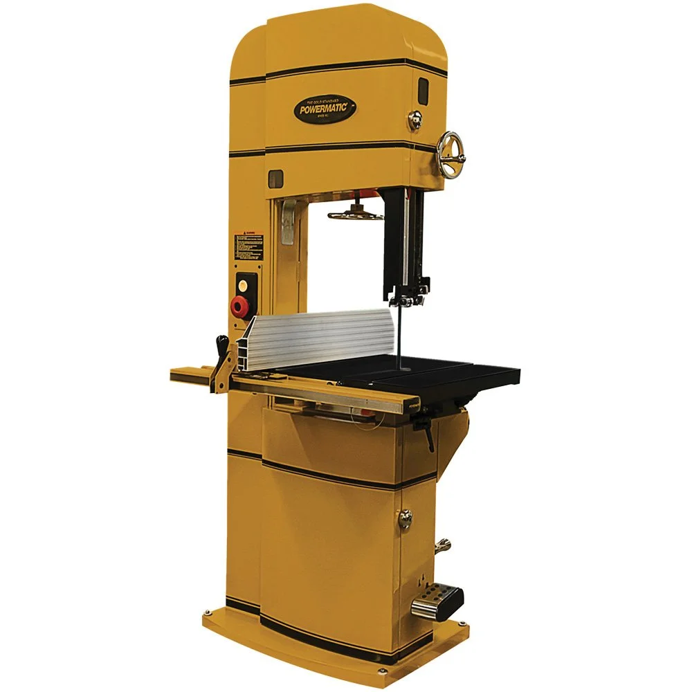Powermatic woodworking power tools including bandsaw, planer, and jointer on sale at Rockler